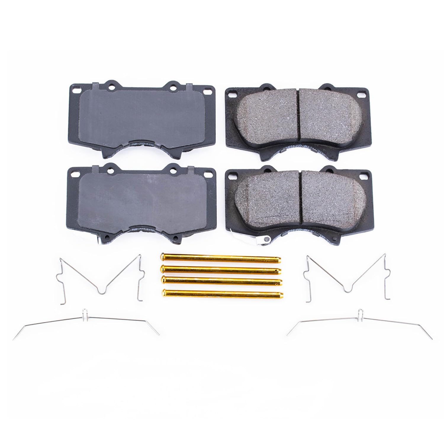 Power Stop Front Brake Kit For 2010-23 Lexus GX460 | 2010-24 Toyota 4Runner - Ceramic Brake Pads With Installation Hardware, 17-976B