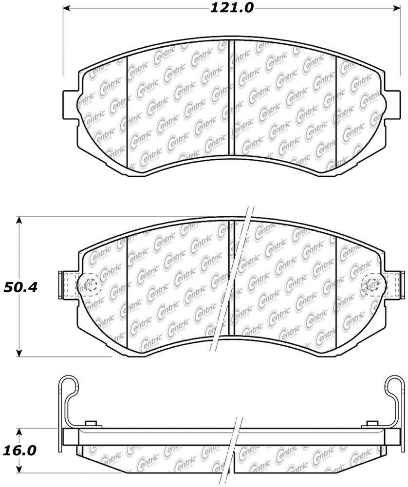 Premium StopTech Brake Pad 301.04220
