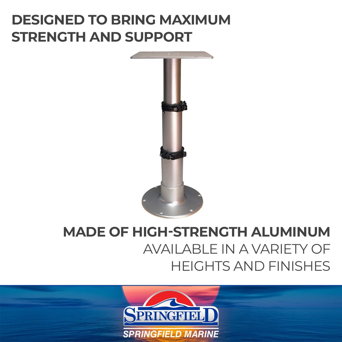 2-3/8” Springfield Marine Seat Post with 9” Lock