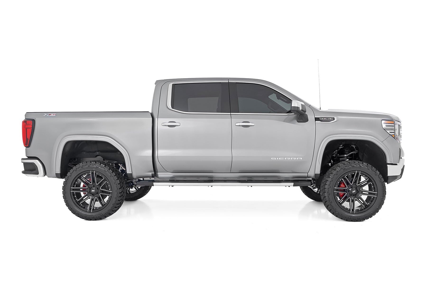Mud Flap Delete Rough Country for GMC Sierra 1500 2WD/4WD (2019-2026 & Classic) - Front & Rear (Set of 4)