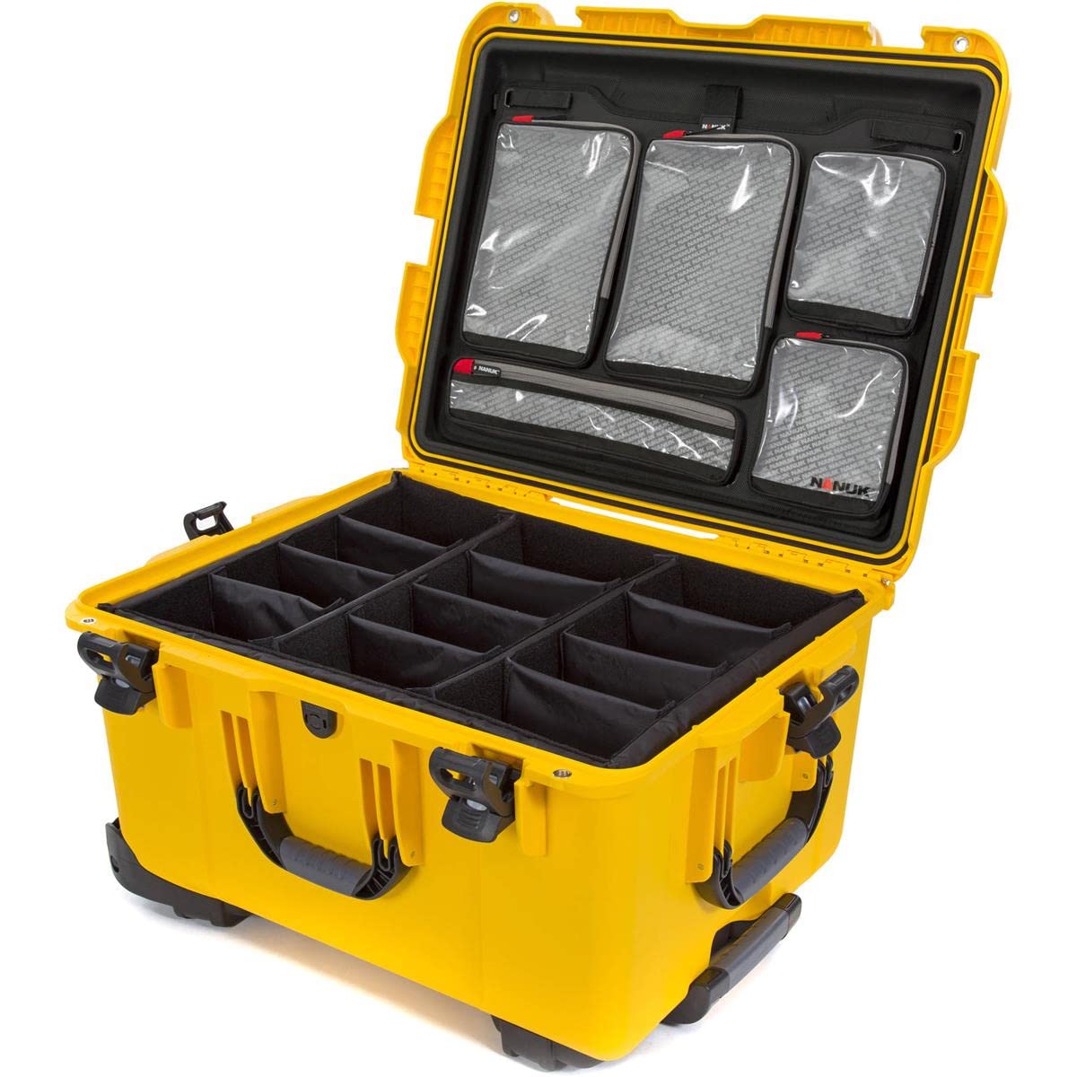 NANUK 960 Wheeled Series Lightweight NK-7 Resin Waterproof Protective Rolling Case, Yellow
