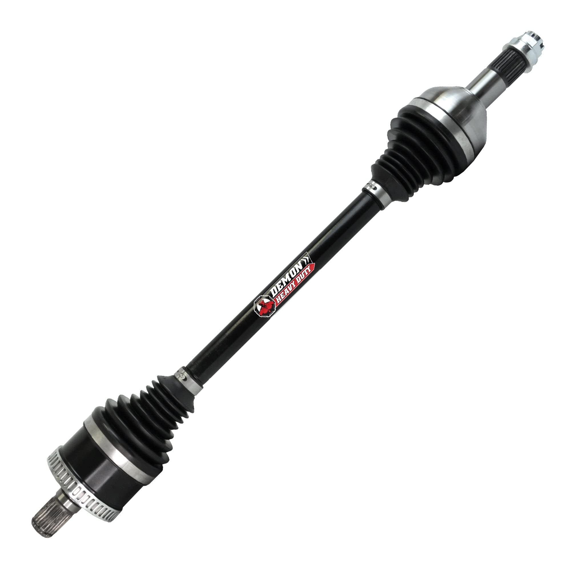 Demon Rear Left/Right Heavy Duty Powersports Axle (2019) (2021-22) Can Am Maverick Sport/Commander, Dual Heat Treated Strength, Wider Angles & in Molybdenum Grease Precision OEM: 705502756