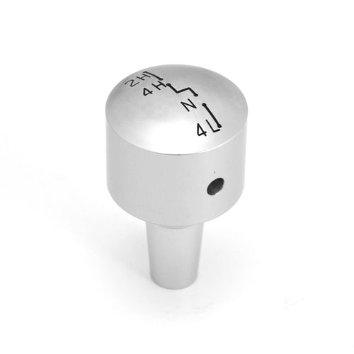 Transfer Case Shift Knob Rugged Ridge for Jeep Wrangler JK | Billet Aluminum, Silver | 11421.03 | Fits 2007-2018 Jeep Wrangler JK