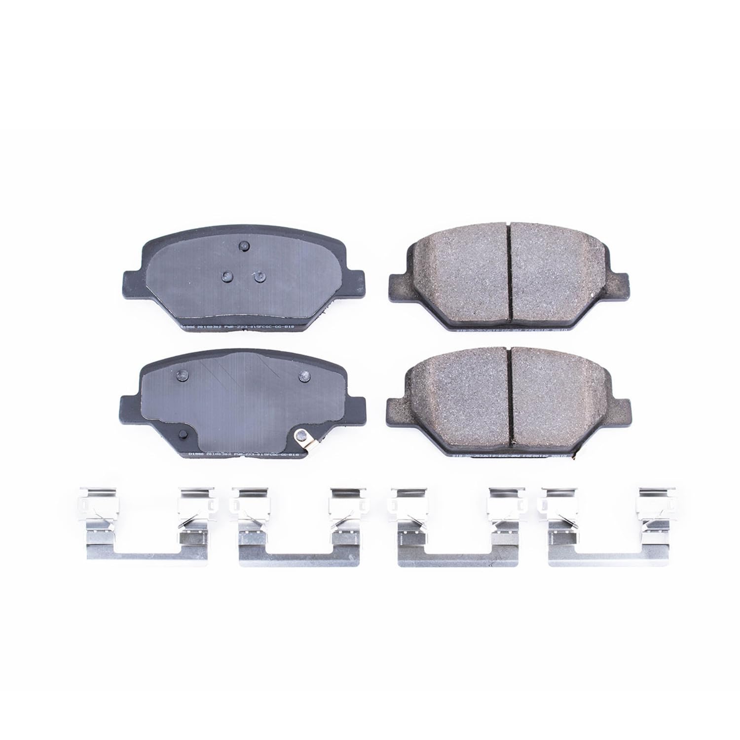 Power Stop Front Brake Kit For Buick Envision 2016-20 |Cadillac XT4 2019 |LaCrosse 2017-19 |Regal Sportback 2018-20 |Regal TourX 2018-20 - Ceramic Brake Pads With Installation Hardware, 17-1886