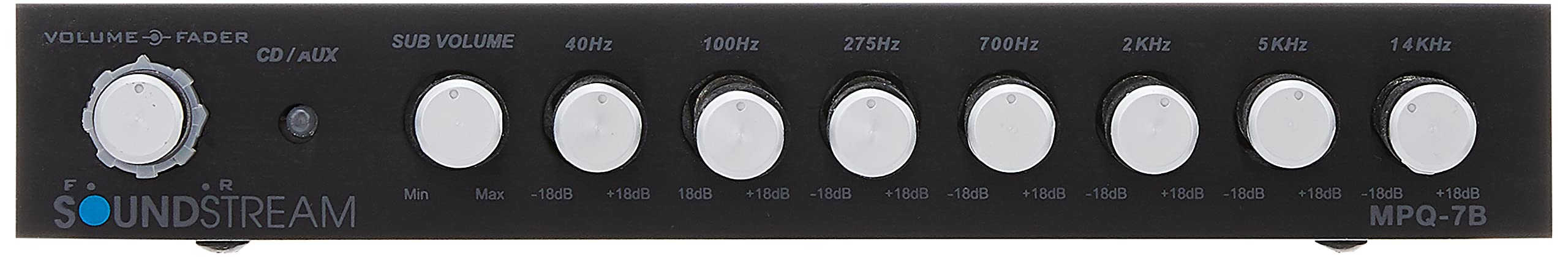 MPQ-7B Soundstream 7-Band 1/2 DIN Equalizer