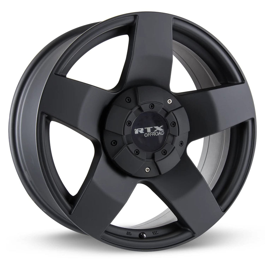 17X8, 8X180, 10, 125, MATTE BLACK THUNDER 081301