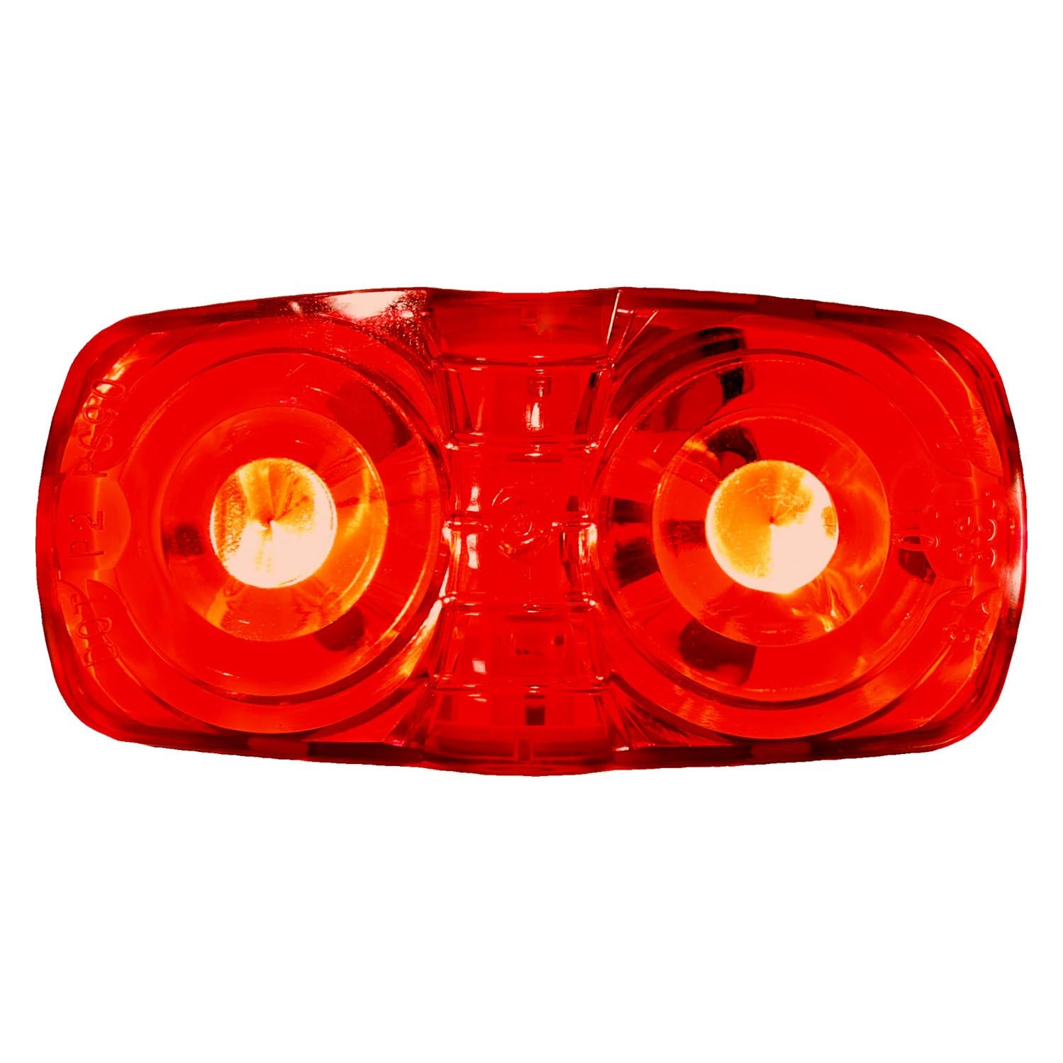 M38R-MV Peterson Led Marker/Clearance, Pc Mv Rectangular, Double Bulls-Eye 4"X2"