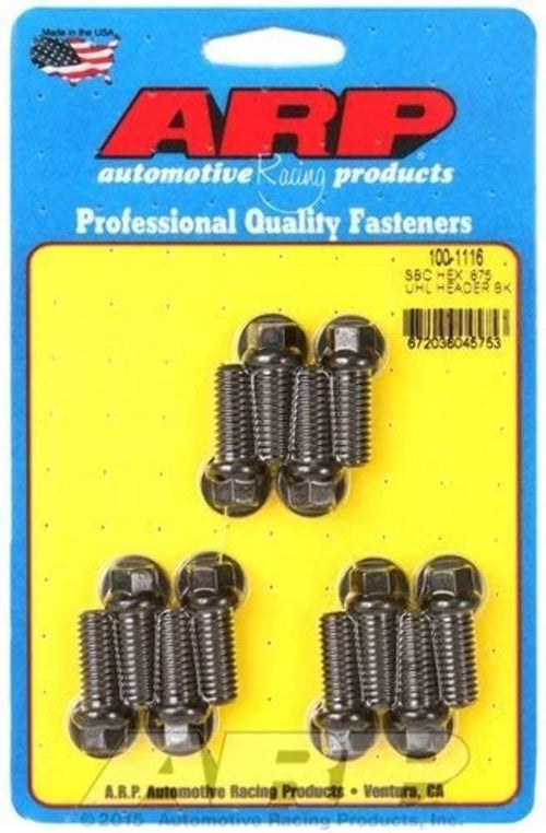 ARP Header Bolt Kit 100-1116 (6pt.3/8 x .850 UHL (12))