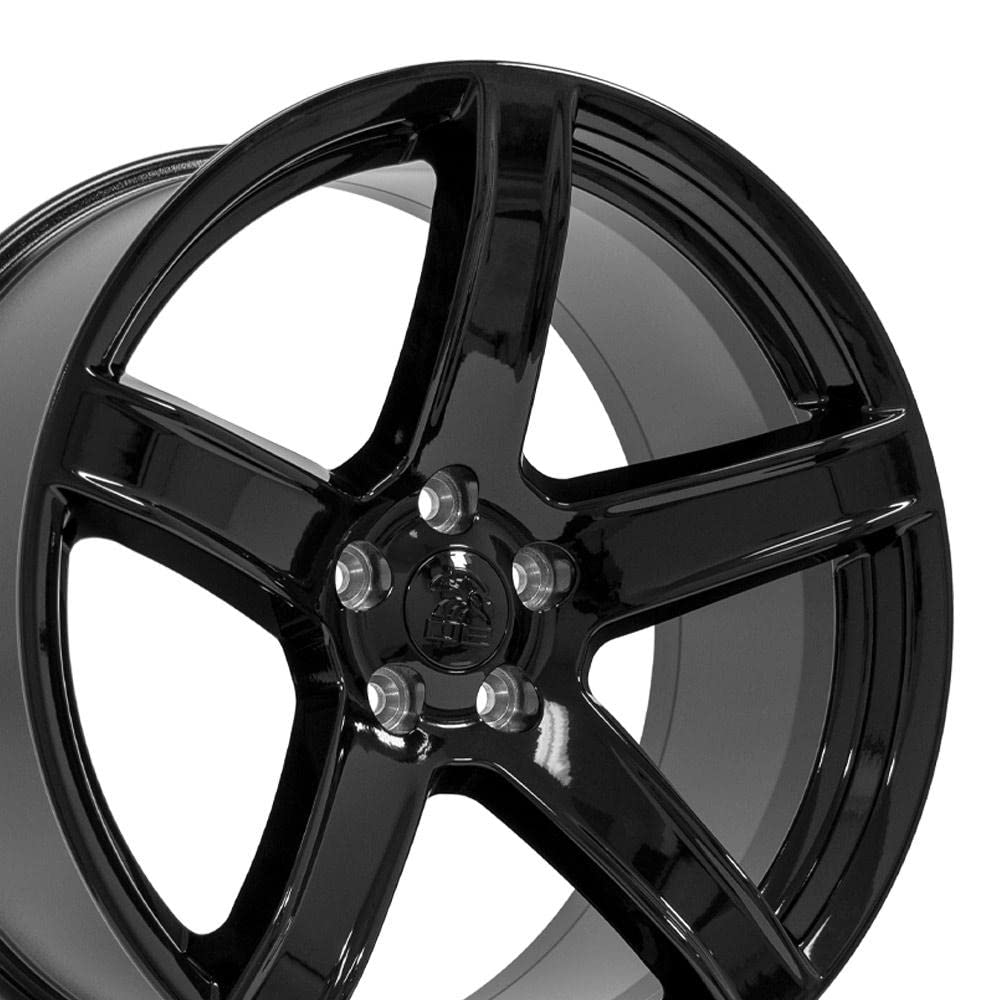 20 Inch OE Wheels DG22 Rim Fits Charger/Challenger SRT Hellcat Style 5x115 20x9.5 Gloss Black - Hollander 2640 (1)