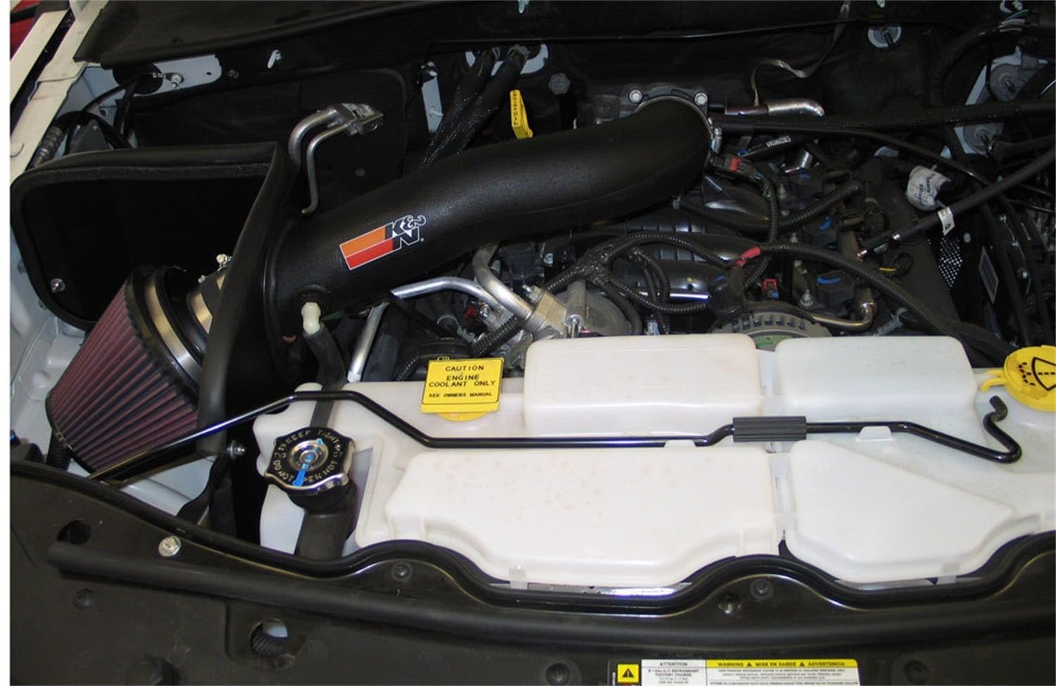 Cold Air Intake System K&N: High-Flow Air-Filter, Increase Performance & Horsepower: Compatible with 2008-2009 JEEP Liberty, 57-1559