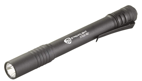 Stylus Pro Streamlight 100-Lumen Penlight with 2 AAA Alkaline Batteries, Black