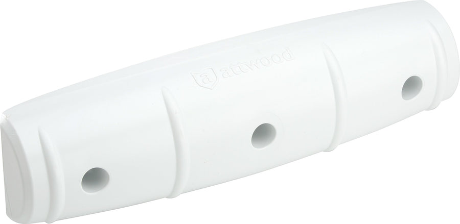 18-Inch Straight-Edge Dock Fender, White attwood 93532-1 Softside UV-Resistant Marine