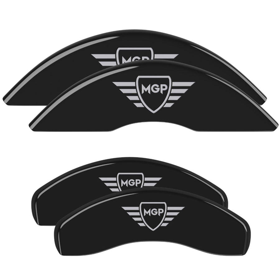 MGP 28188SMGPBK Caliper Covers Black (MGP 10245SFRDBK Set of 4)