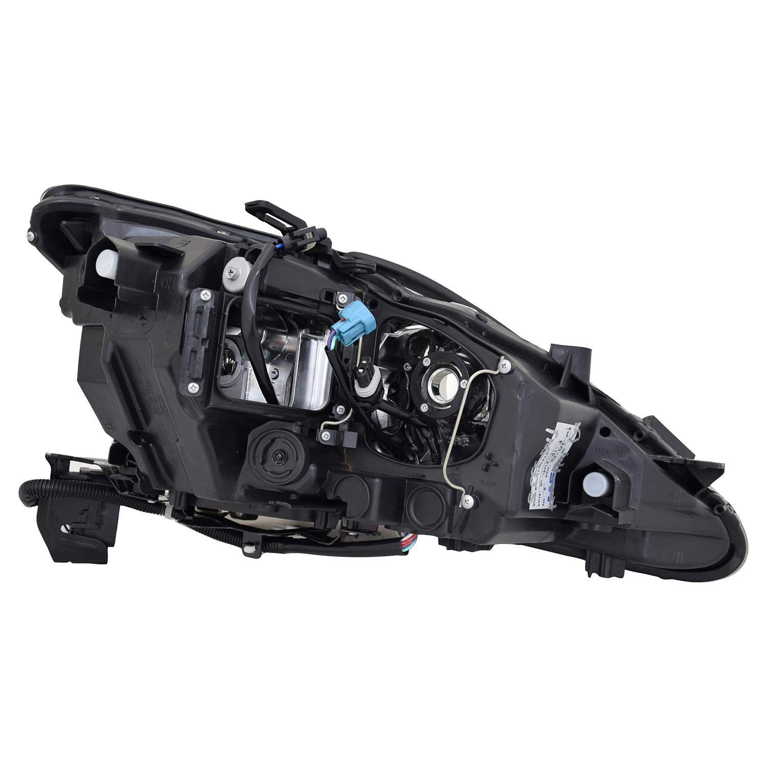 Left TYC Headlight Assembly Compatible with 2011-2013 Lexus IS250