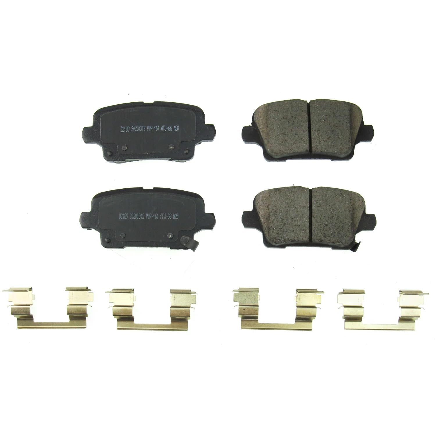 Power Stop Brake Kit Front For Buick Envision 2022 |Regal Sportback 2019-20 |Cadillac XT4 2019-22 - Ceramic Brake Pads With Installation Hardware, 17-2189
