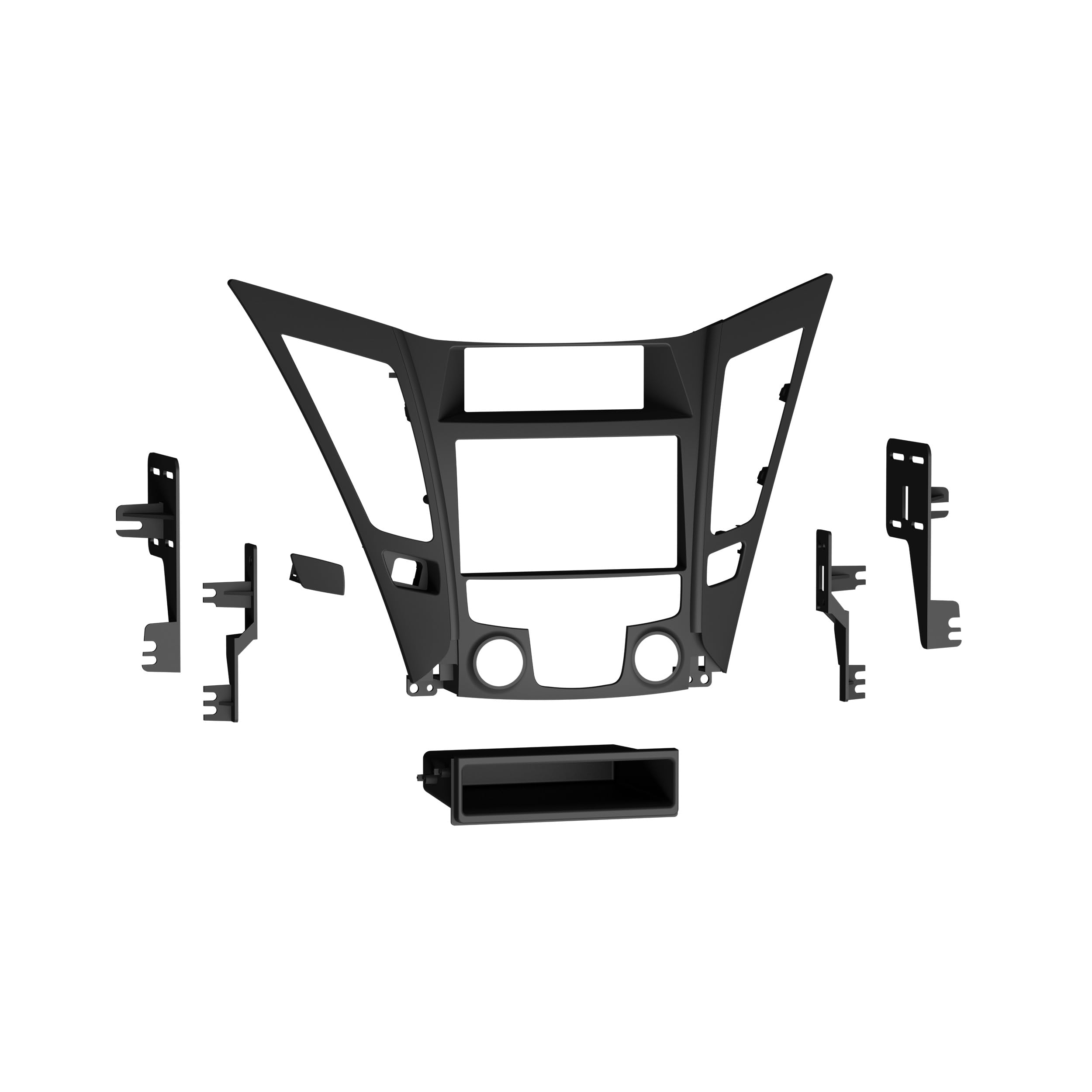 Metra 99-7343 Dash Kit Single/Double DIN Stereo Installation Fits 2011 Hyundai Sonata Limited (w/Out Factory NAV)