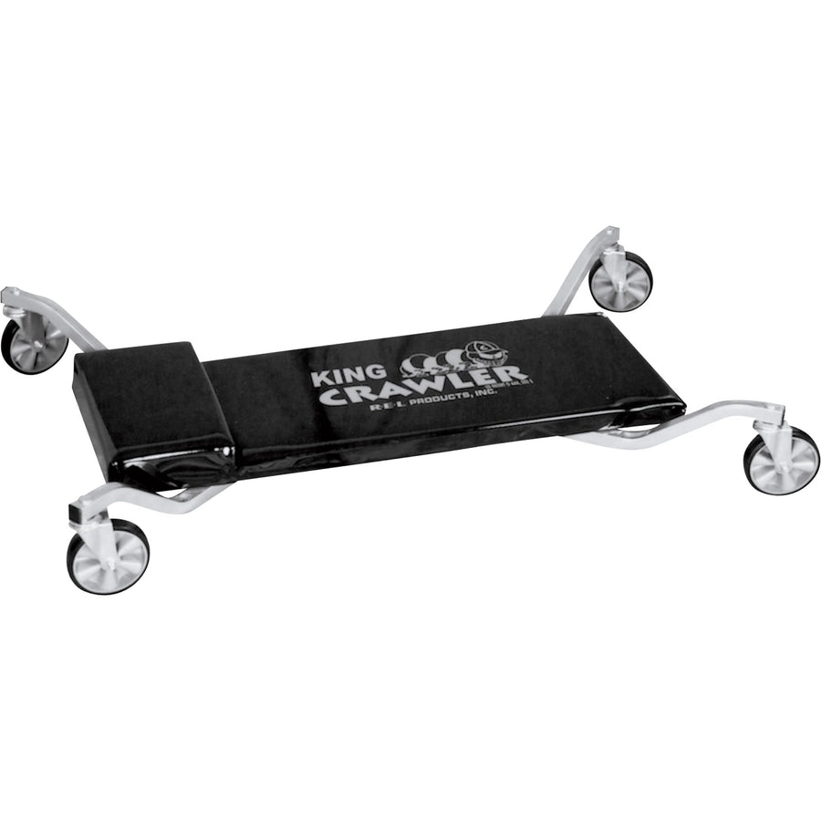 King Crawler Traxion 1-200 Rolling Automotive Mechanic Creeper W/All-Terrain 5" Casters,Black