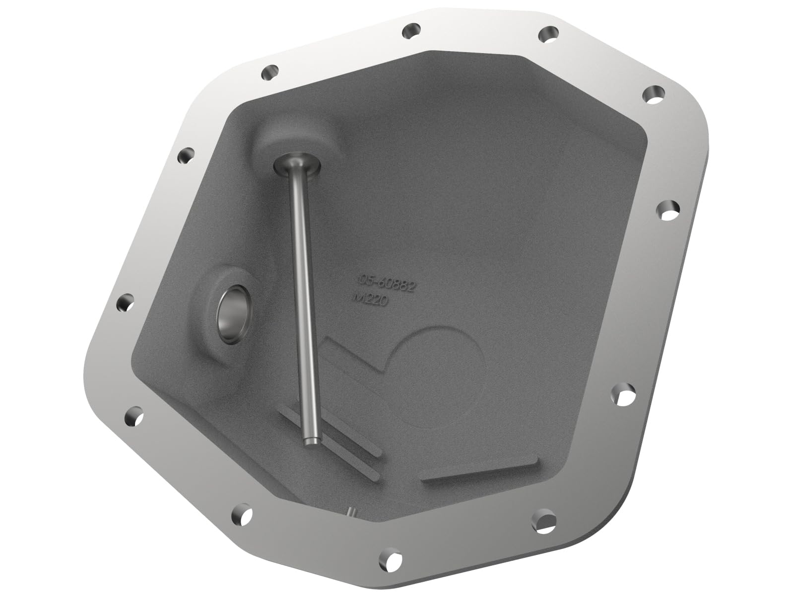 aFe POWER Rear Differential Cover Pro Series Black w/Machined Fins - #46-71190B - Jeep Gladiator (JT) 20-23 (Dana M220)