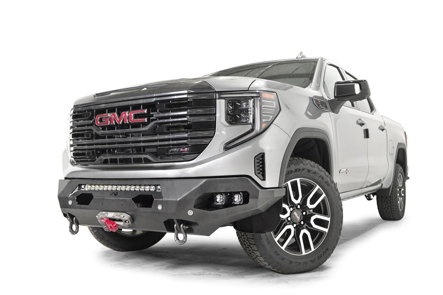 Fab Fours GS23-X5851-B - Fab Fours Matrix Front Bumper Fits 23 Compatible with/Replacement for Sierra 1500