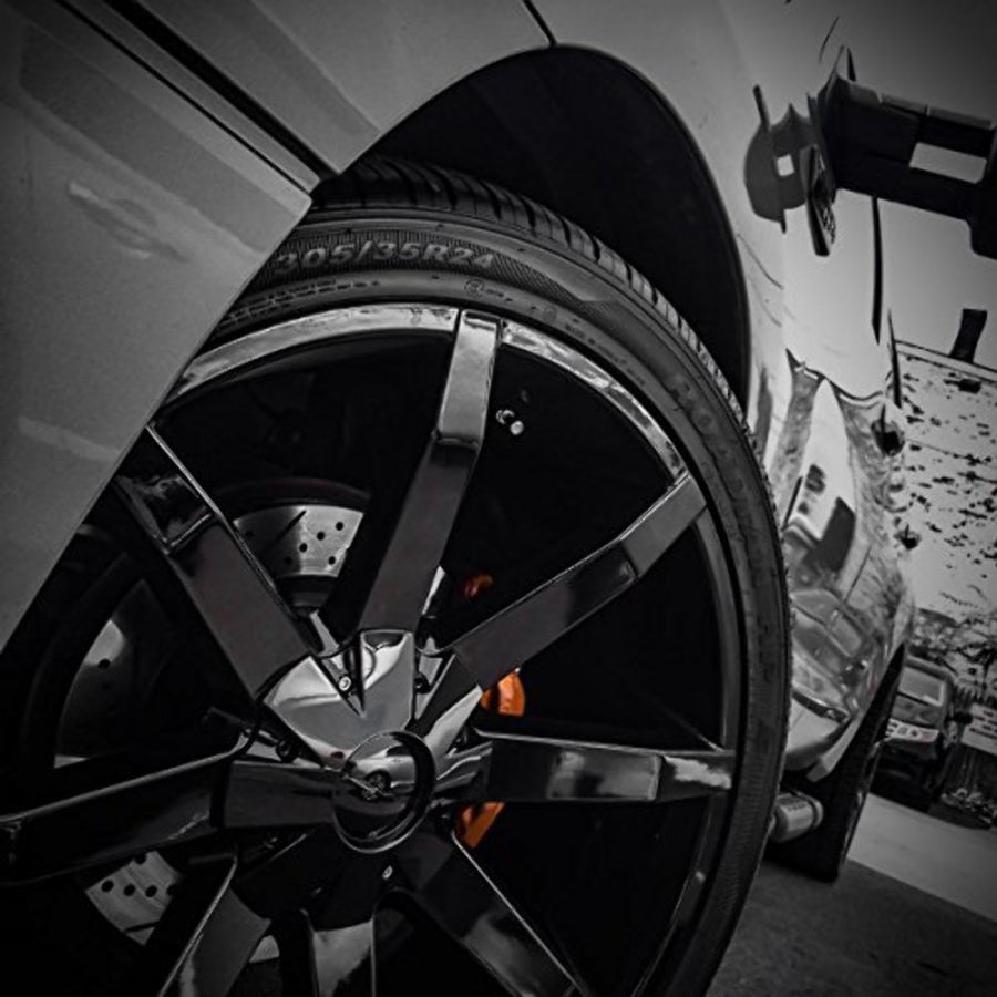 KMC Slide Wheels KM651 Gloss Black Finish (24x9.5"/6x135mm)