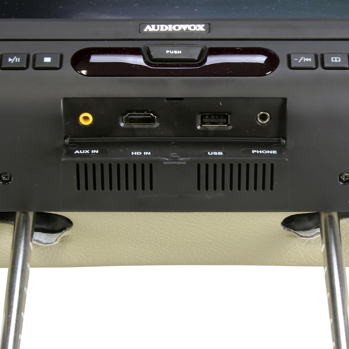 Single Audiovox 9 Headrest w. DVD AVXMTGHR9HD