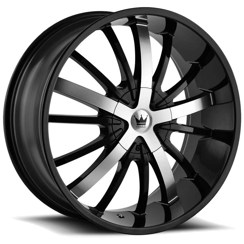 20x8.5 ESSENCE, Bolt Pattern: 5x112/120, Offset: 35, BLACK/MACHINED, set of 1
