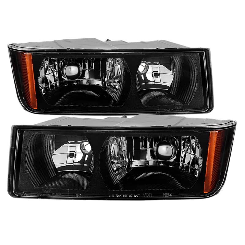 Chevy Avalanche Xtune HD-JH-CAVA02-AM-BK Headlight
