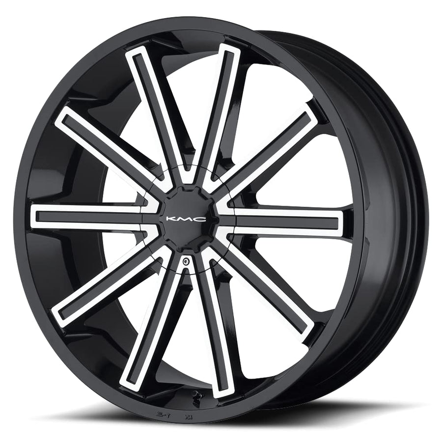 KMC Wheels KM681 20X8.5 G-BLK MACH 15MM 5X115/120 - KM68128520315