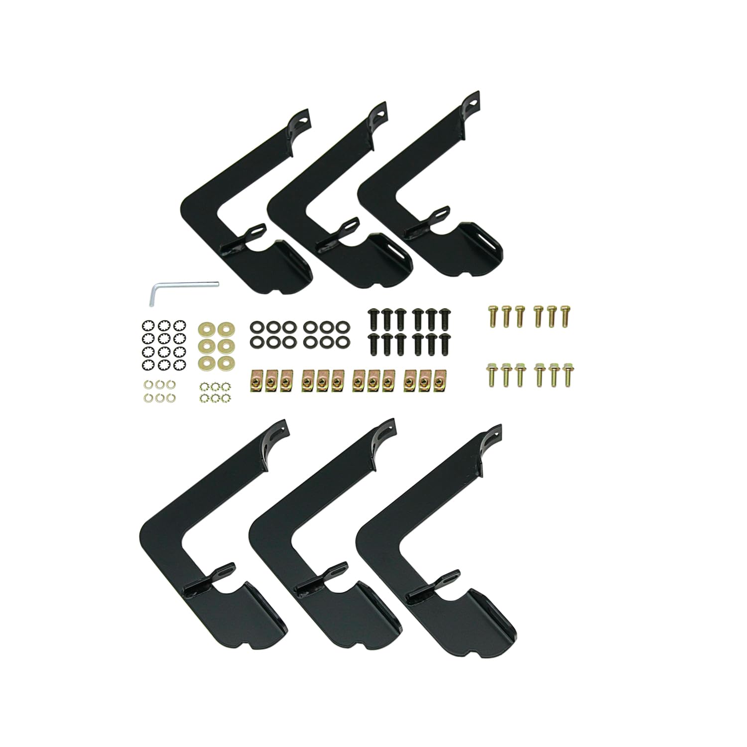 E-Series Westin 23-3710 3 Round Nerf Bars fits 2014-2019 Silverado Sierra 1500 (Rocker Mount) 2015-2019 Silverado Sierra 2500 3500 Double Cab (Exc Diesel) Polished Pair