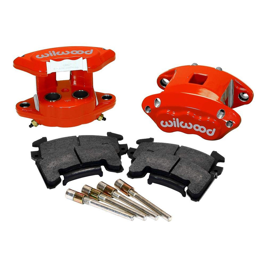 D154 Rear Caliper Kit WILWOOD 140-12102-R - Red 1.12 / 1.12" Piston,0.81" Rotor