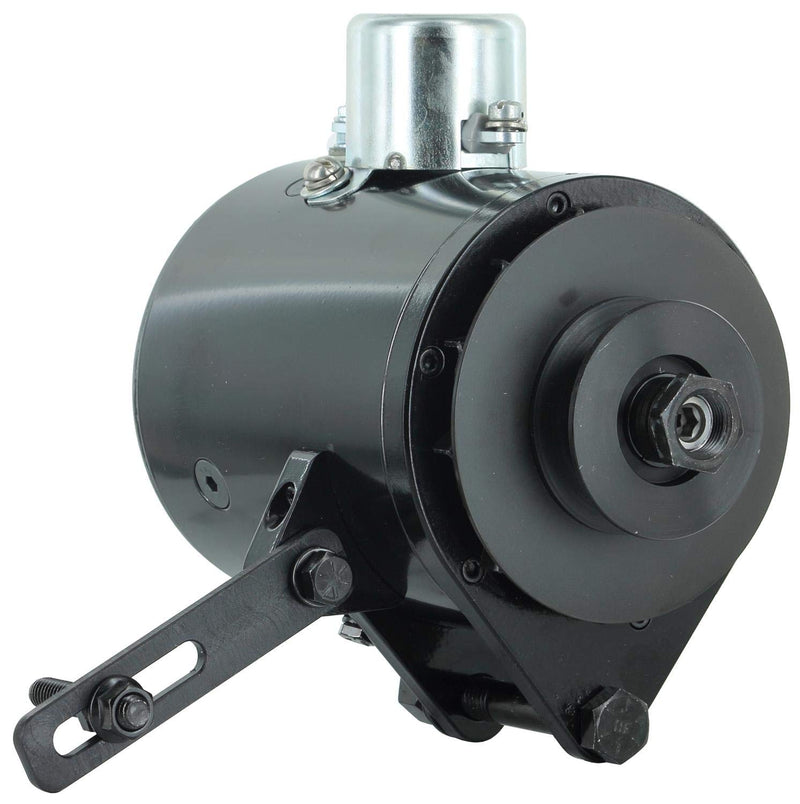 PowerGEN Alternator Powermaster (Ford Black Model A 90A 12V w/Pulley for 5/8" Belt), 1 Pack