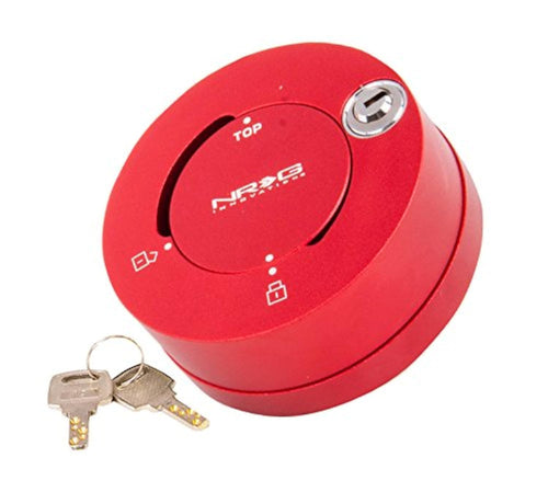 6-Holes Patterns Style NRG Innovations Steering Wheel Quick Release Short Hub Adapter, Quick Lock w/Keys, Red, NRG-SRK-101RD