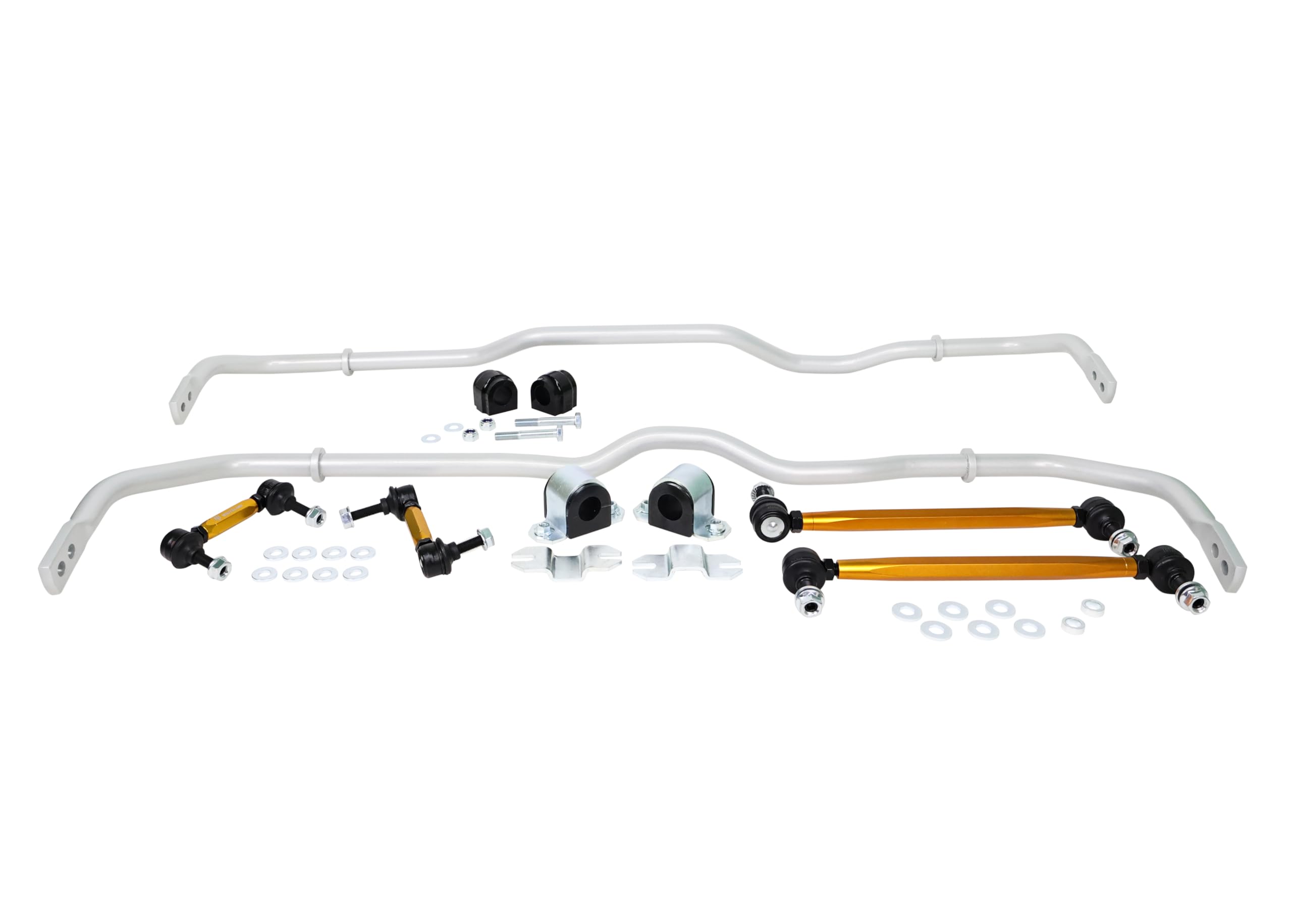 BWK004 Whiteline Sway bar, bushings, Black