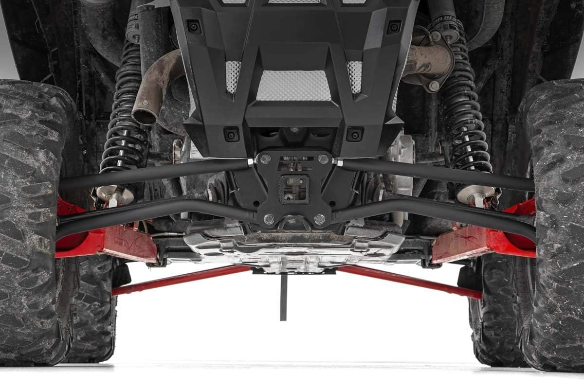 Rough Country Receiver Hitch UTV for 2014-2022 Polaris RZR XP 1000 - 93039, Black, 2"
