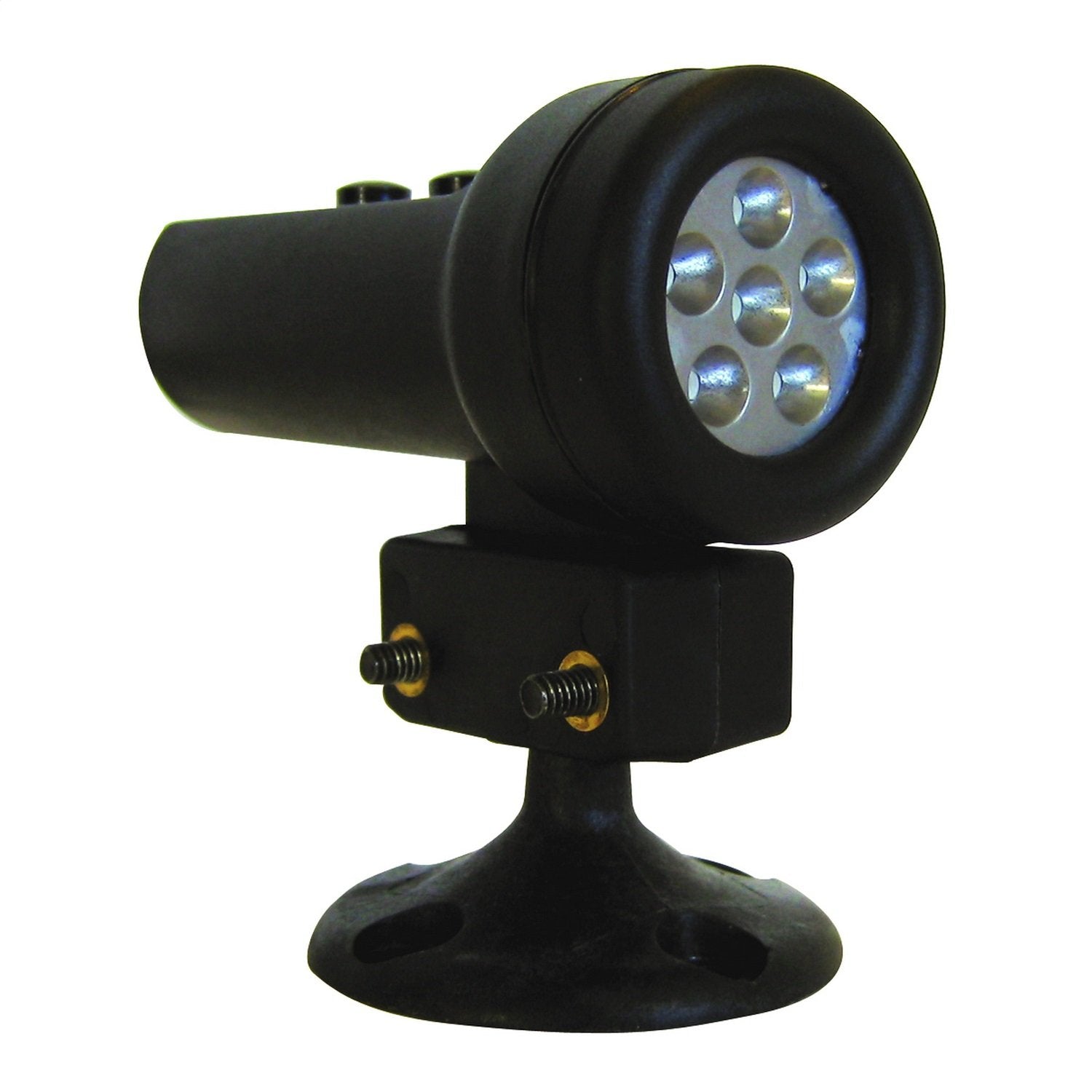 AUTO METER Black Mini Shift Light 5321 with Pedestal Mount and 5 Red LED (for Race Use)