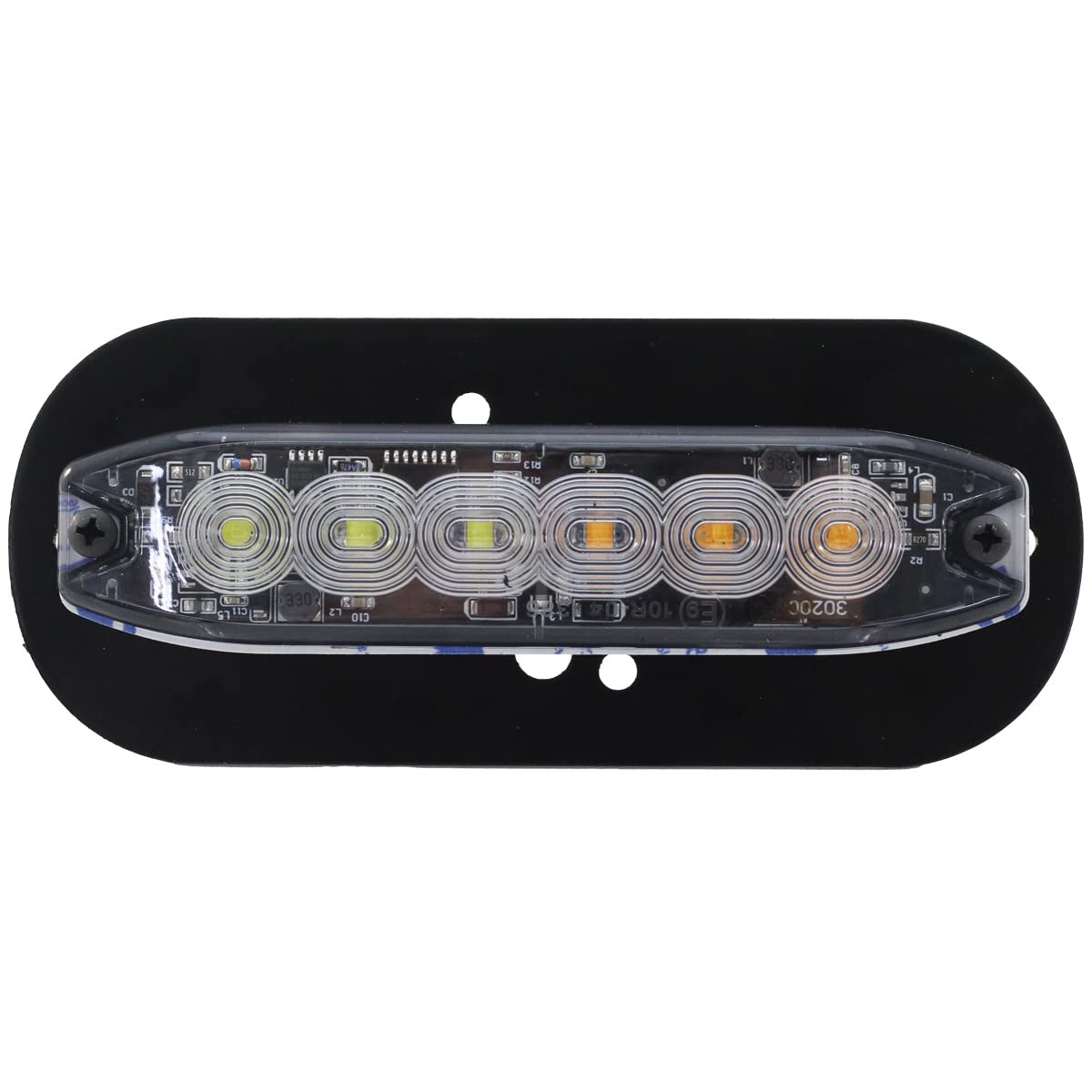 Race Sport Strobe Light Mounting Bracket Fit Grill Back Mounting Plate for Marker Light Heads RSMSPLATE
