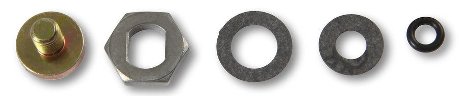 Black Holley 34-7BK Needle & Seat adjusting nut & lock screw kit - black
