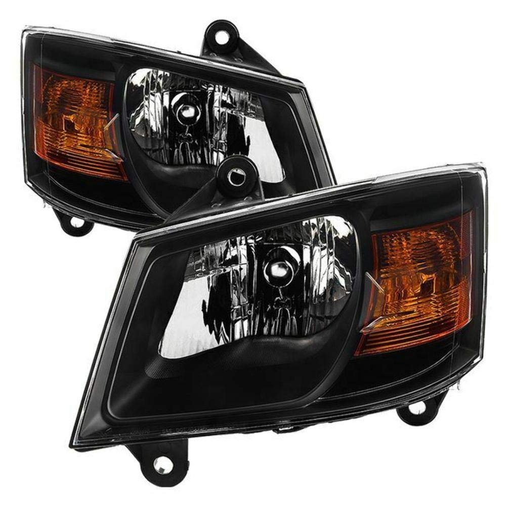 Headlight Xtune HD-JH-DGC08-AM-BK (Dodge Grand Caravan 08-10 OEM Style s-Black)