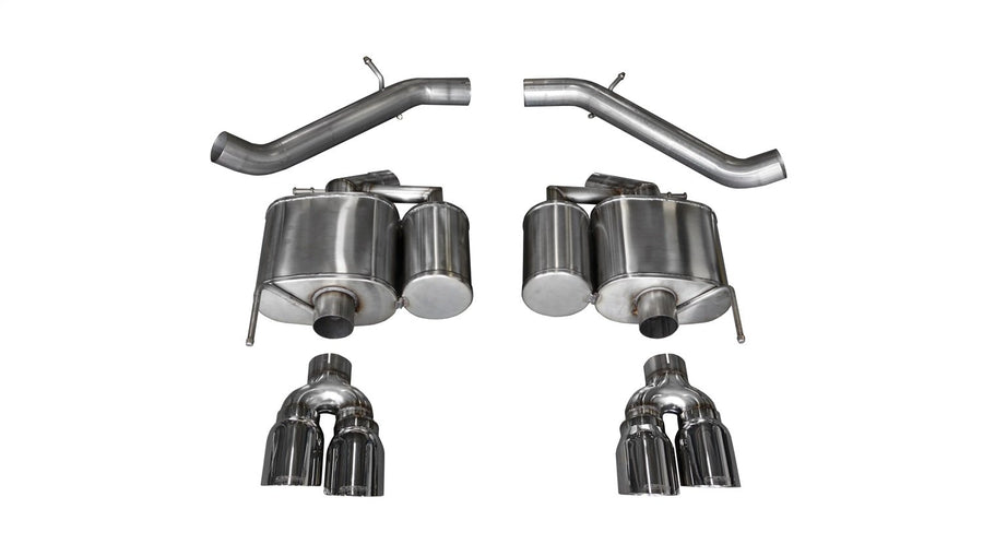 Axle-Back 3.0 IN Twin 4.0 IN Tips (14478) Sport Sound Level | 2016-2019 Cadillac ATS-V Polished