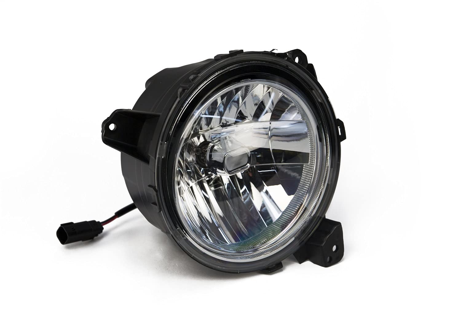Right Omix 12402.41 Headlight Assembly, 2020-2022 JEEP GLADIATOR Black