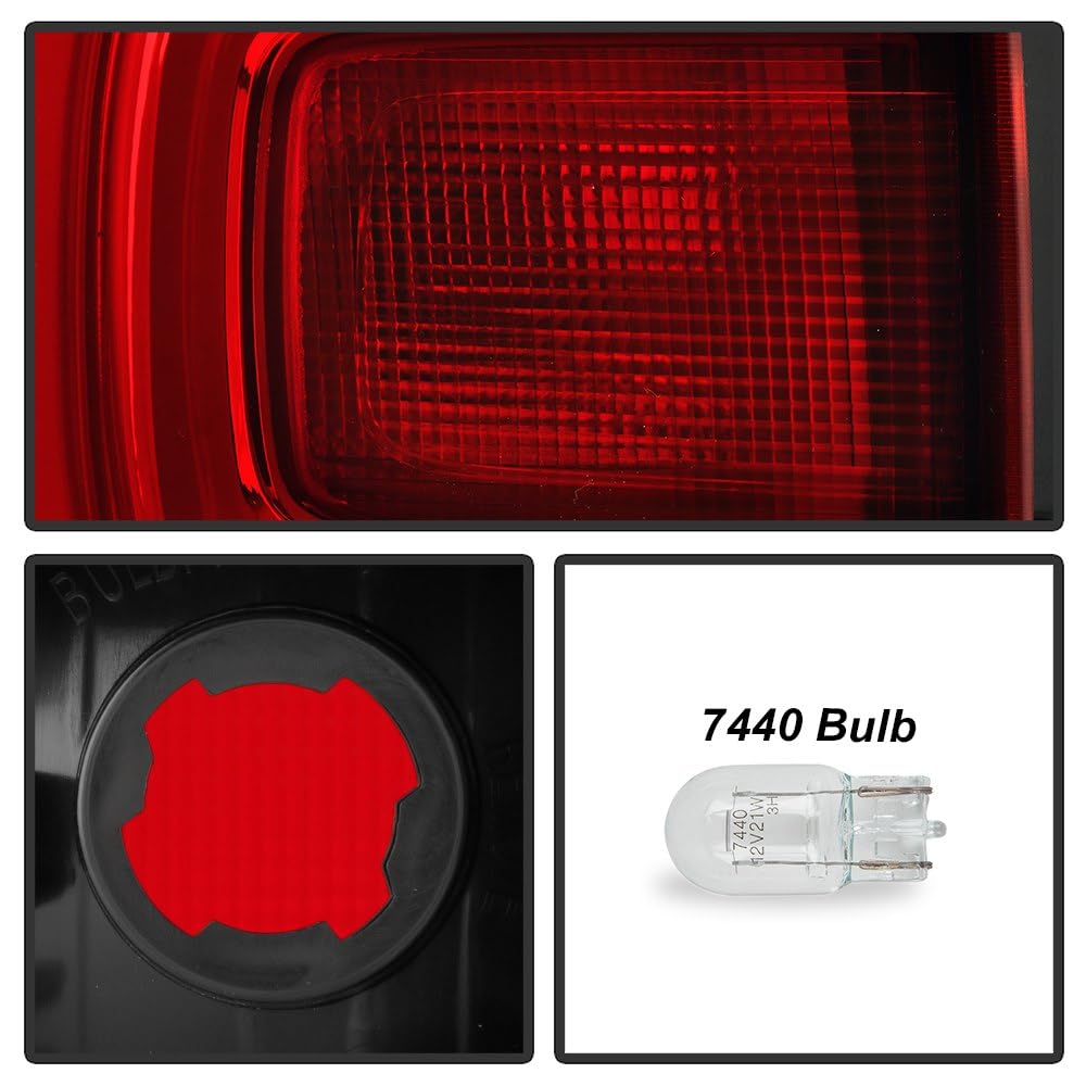GMC Acadia 17-19 (w/o All Terrain Pkg) Spyder (POE) Red Lens LED Tail Light - OE Outer Left
