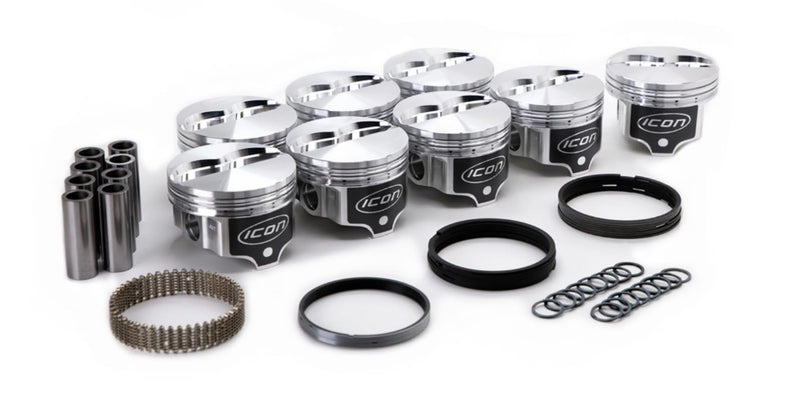 BBF FE FT Piston Set Icon 4.233 Bore -4.5cc
