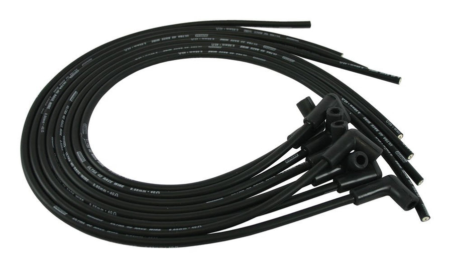 Ultra 40 Moroso Plug Wire Set-Black 73709