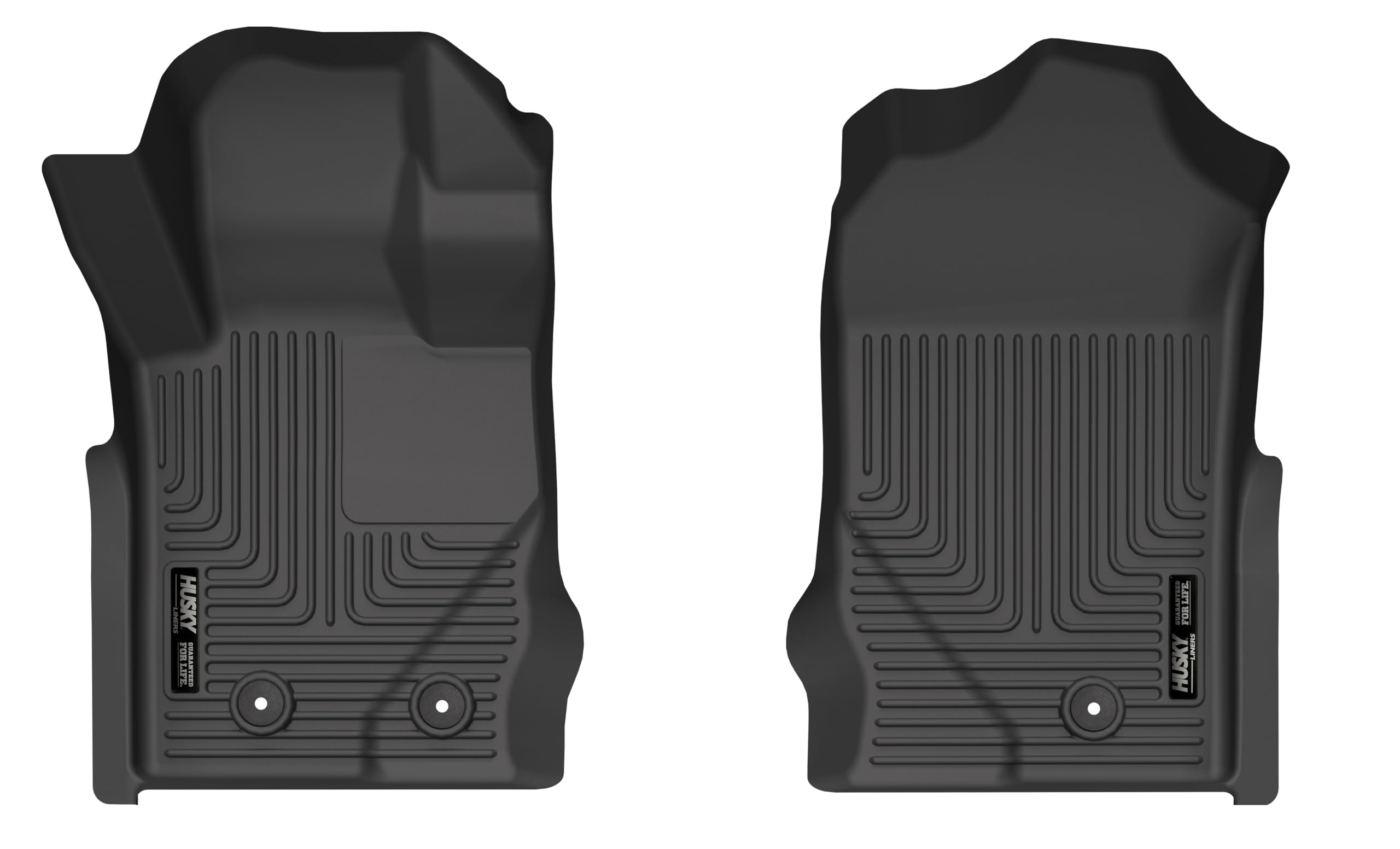 Weatherbeater Husky Liners Floor Mats | Fits 2021-2025 Ford Bronco (4-Door) | Front Row, 1-pc Black - 15821