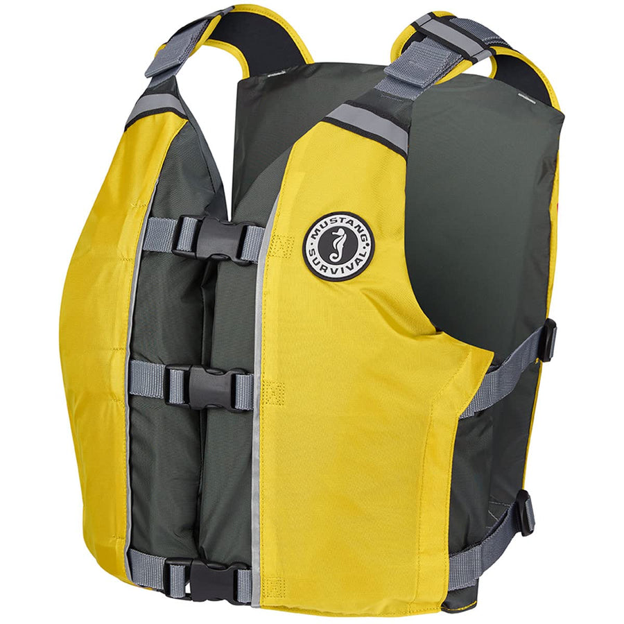APF Foam PFD Mustang Survival (Gaia Foam) (Yellow-Gray)