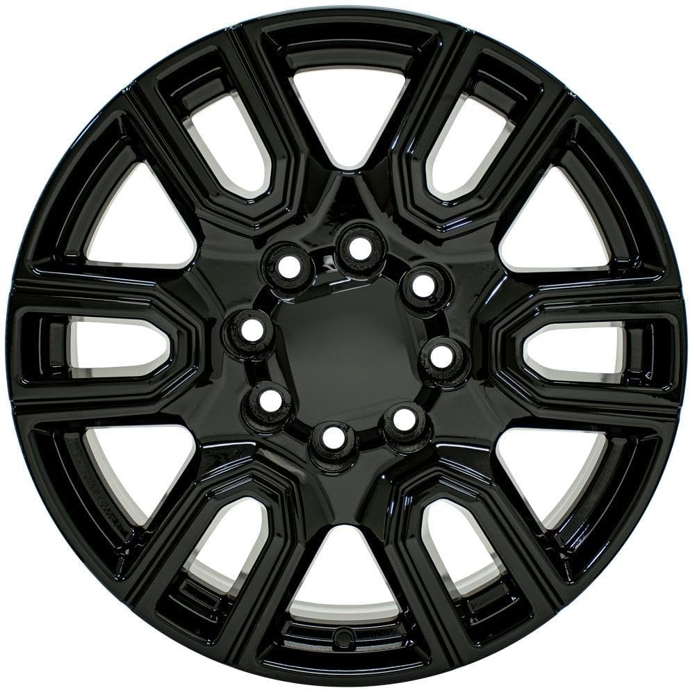 20" Replica Wheel Cv96B OE Wheels Fits Gmc Sierra 2500/3500 20X8.5 Gloss Black Wheel