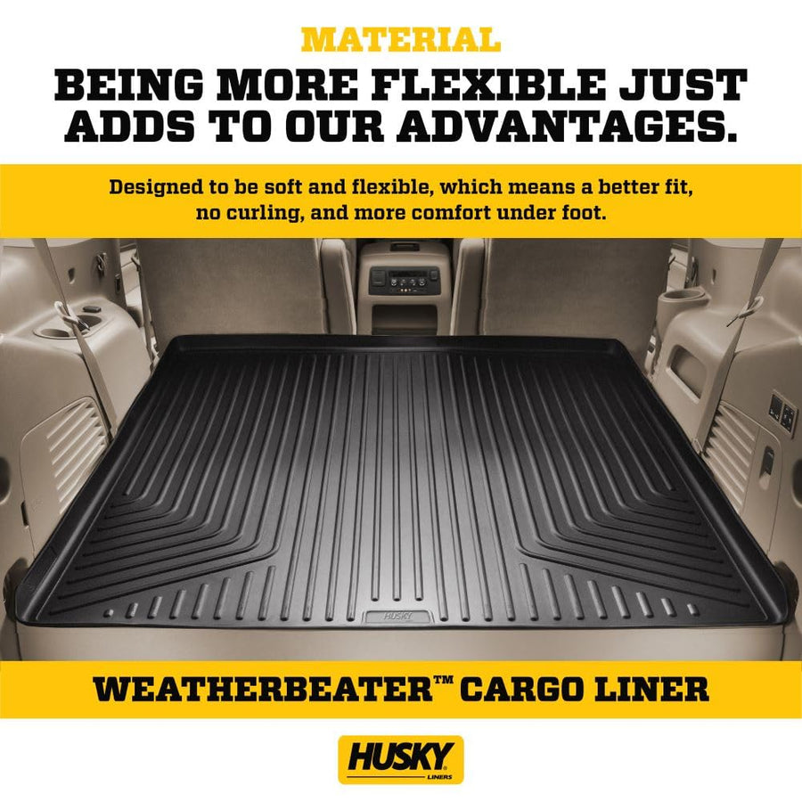 Weatherbeater Husky Liners Trunk Liner | Fits 2020-2024 Nissan Versa | 1-pc Black - 46801