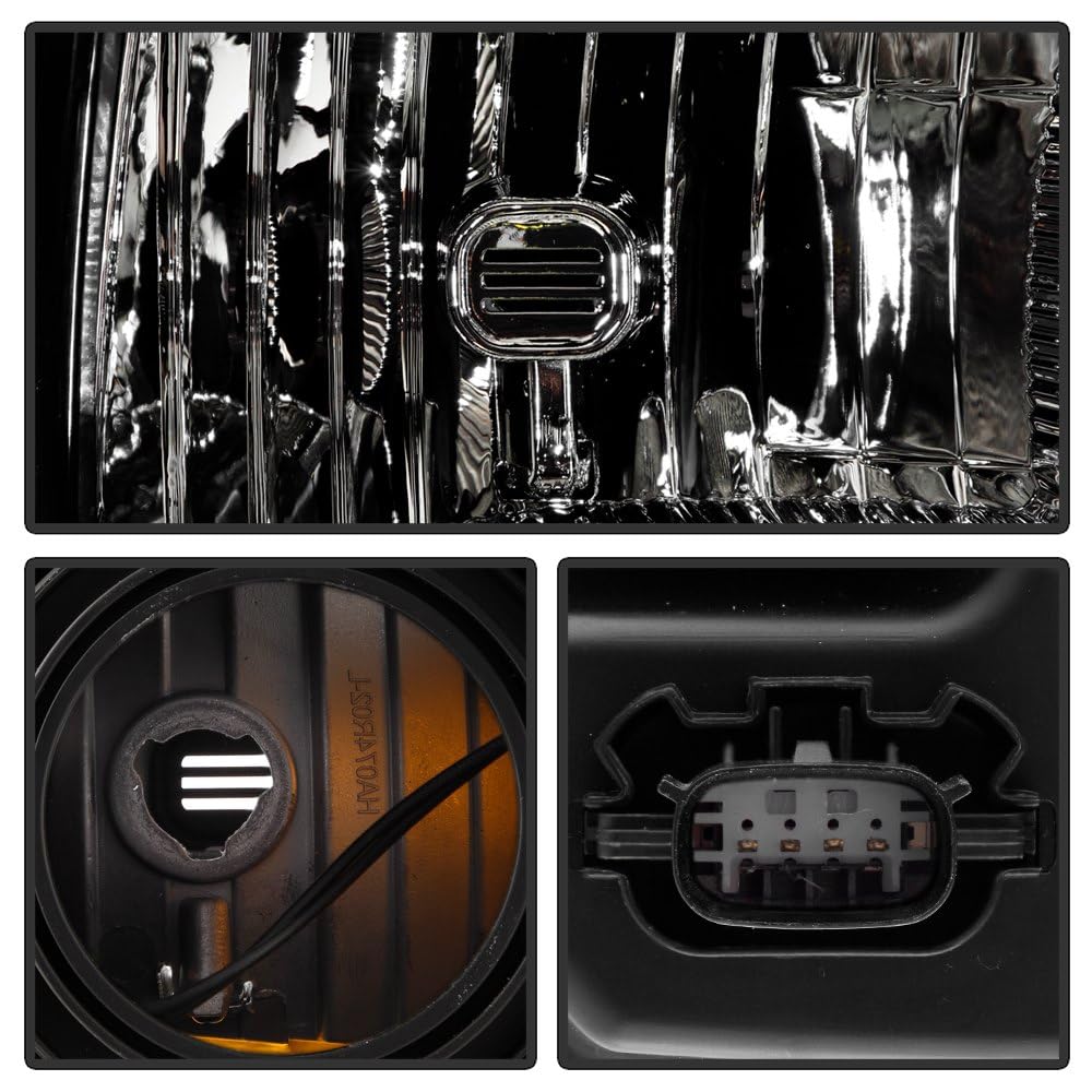 Ford F150 Spyder (POE) 23-24 (Fit 21-22) Halogen Headlight - Low Beam-H11(Included) ; High Beam-HB3(Included) ; Signal-WY21W(Not Included) - OE Black Right OE#ML34-13D154-BA