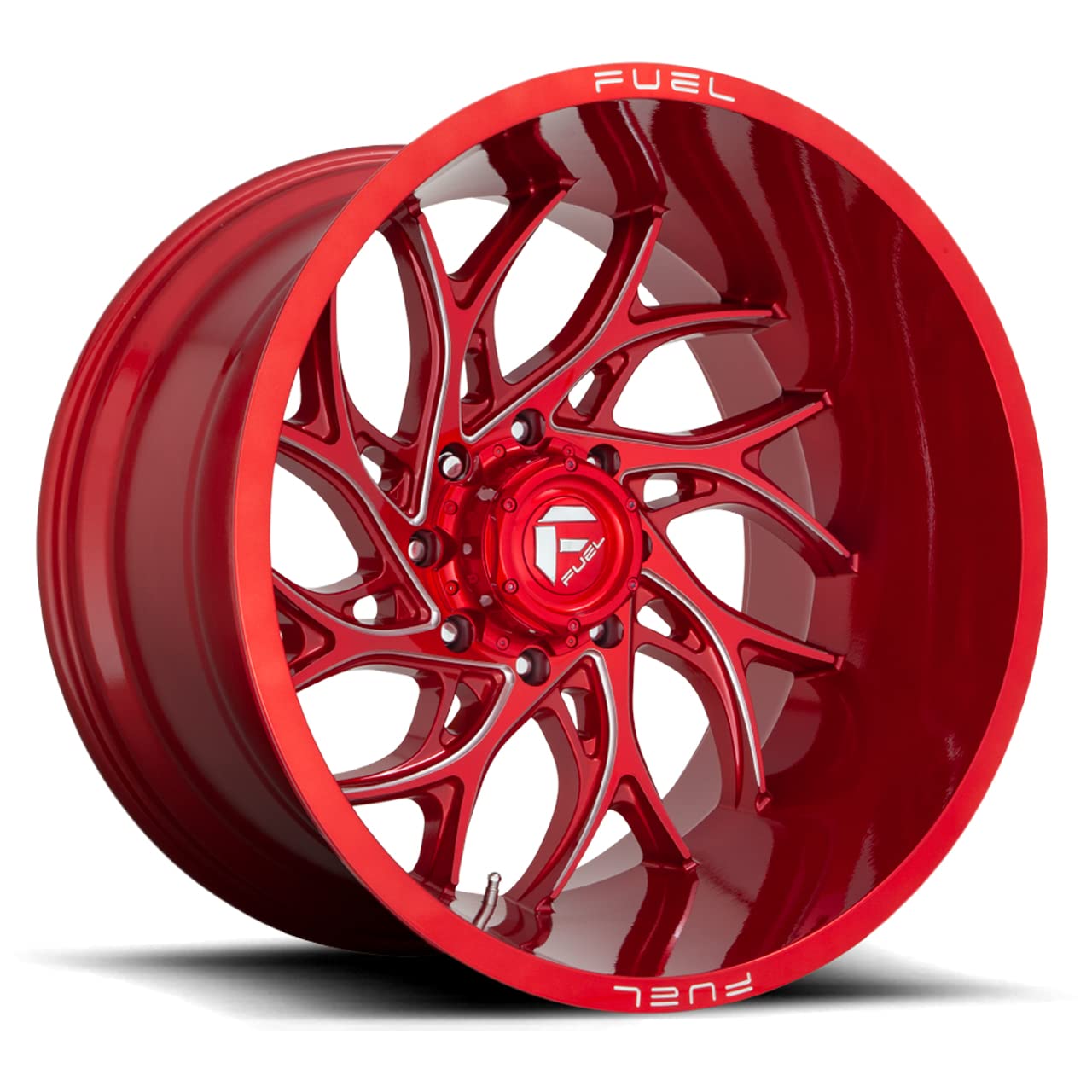 20x9 D742 RUNNER, Bolt Pattern: 6x5.5/, Offset: 1, CANDY RED MILLED, set of 1
