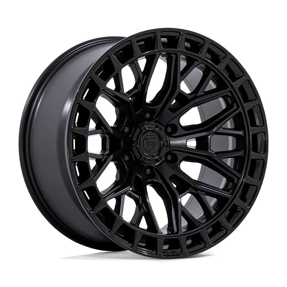 FUEL OFF-ROAD 17X9 FC869 SIGMA, 5X5.0, 4.53, 12mm BLACKOUT W/GLOSS BLACK LIP - FC869MB17905012N